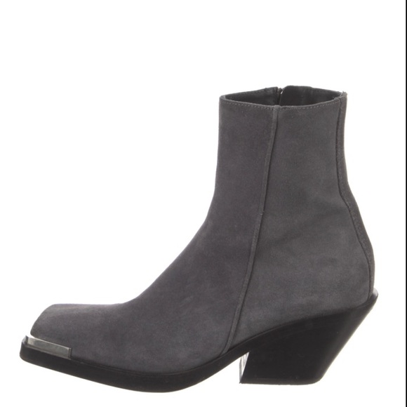 Acne Studios Braxton Boot. Like new, grey suede size 38 with bag and box. - Picture 2 of 5